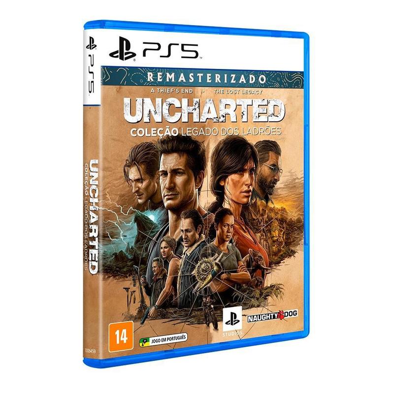 Imagem do produto UNCHARTED: COLEÇÃO LEGADO DOS LADRÕES PS5 - Físico em Magazine Luiza